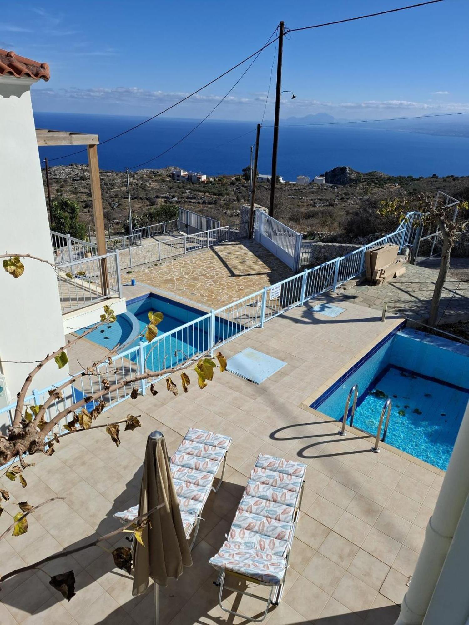 Breathtaking Sea And Mountain Views Villa Kefalas Exterior foto