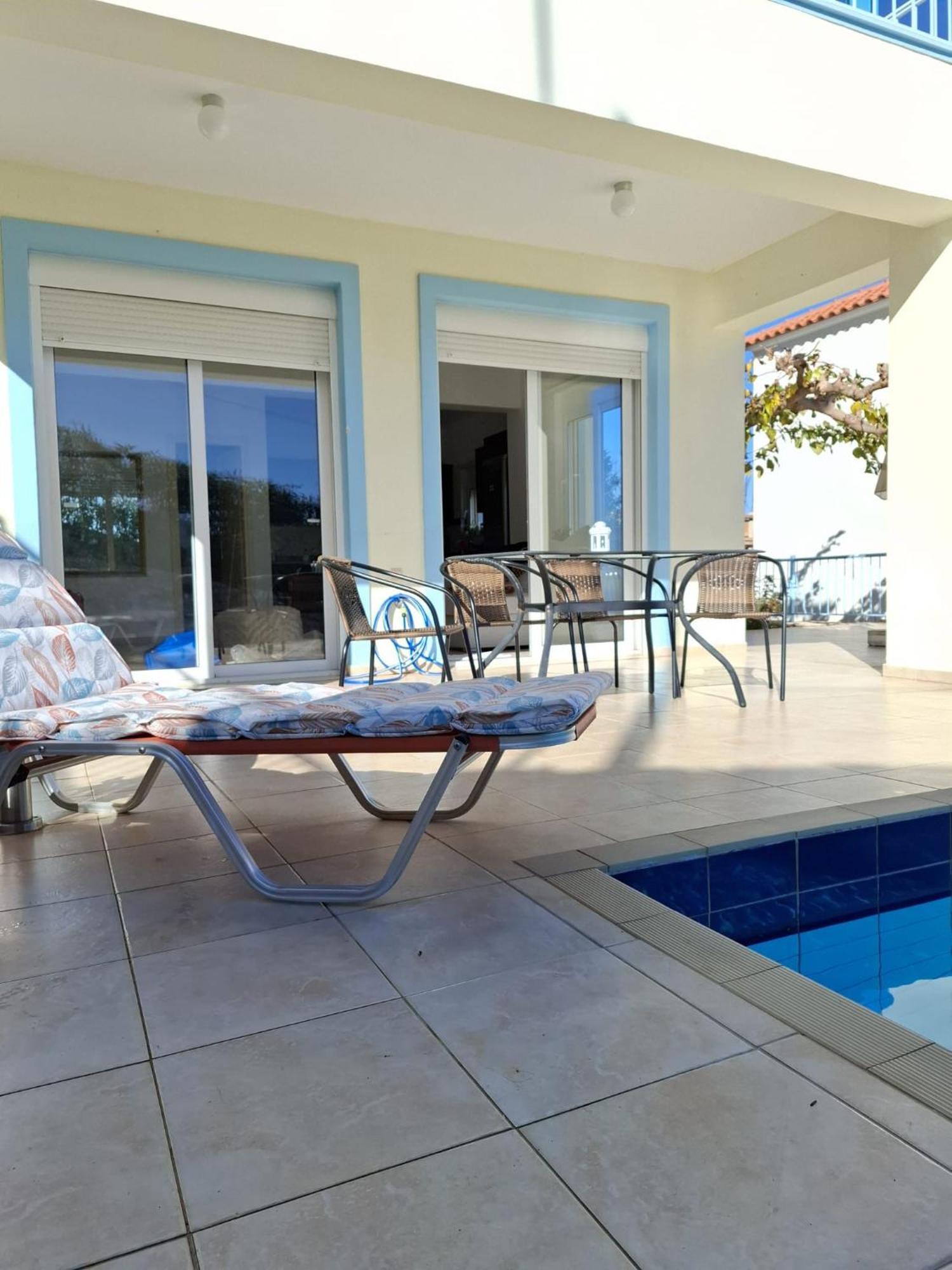 Breathtaking Sea And Mountain Views Villa Kefalas Exterior foto